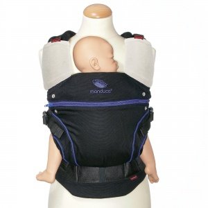 Kindertrage "BlackLine" + Schultergurtsc