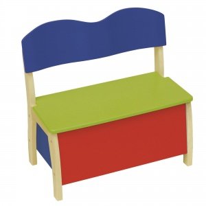 Kindertruhenbank, bunt