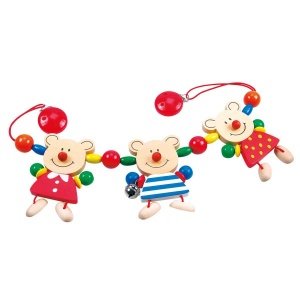 Kinderwagenkette Bärentrio von Mertens