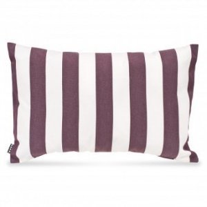 Kissen Outdoor Classic Streifen brombeer