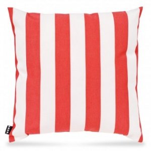 Kissen Outdoor Classic Streifen rot 50x5