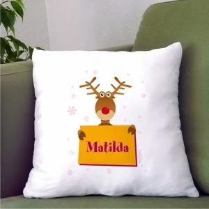 Kissen *Weihnachtselch* für Mädchen