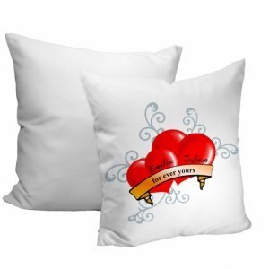 Kissen mit Fotodruck *Hearts*