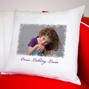 Kissen mit Ihrem Foto und Text