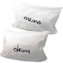 Kissenbezug Meins/Deins