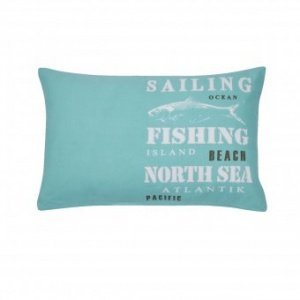 Kissenbezug Sea 40 x 60 cm türkis