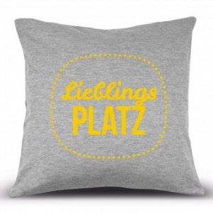 Kissenhülle Lieblingsplatz