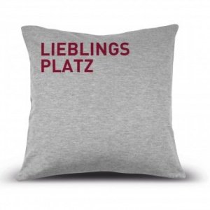 Kissenhülle Lieblingsplatz