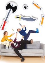 Kissenschlacht Kissen in Waffenform 4St.