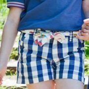 Kite Kids - Mädchen-Shorts mit Stoffgürt