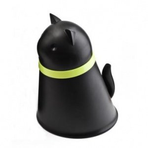 Kitt Katzen Futterbehälter und Napf schw