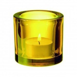 Kivi Windlicht 60 mm gelb