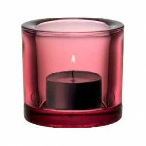 Kivi Windlicht 60 mm granatrot