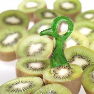 Kiwilöffel Kiwi transparent grün