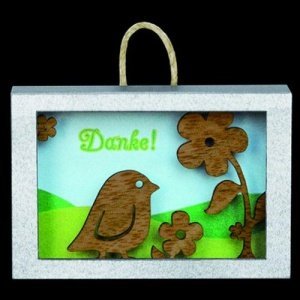 KLEINE NACHRICHT Matchbox-Botschaft DANK