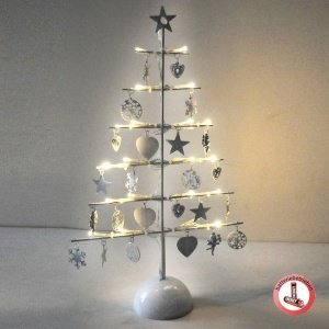 Kl. Dekobaum Jul, H 44 cm (Batteriebetri