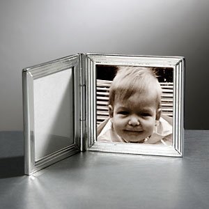 Klapp-Bilder-Rahmen aus Sterling-Silber,