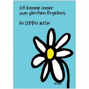 Klappkarte Du liebst mich