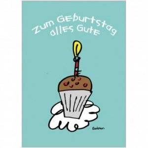 Klappkarte Geburtstagsmuffin