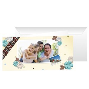 Klappkarte XL Falz links