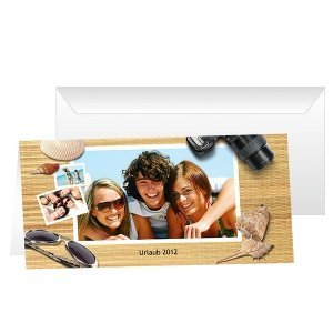 Klappkarte XL Falz oben