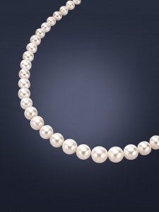 Klassische Halskette Perlen