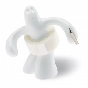 Klebeband-Abroller Elvis solid weiß