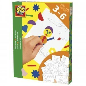 Klebeblock mit Figuren