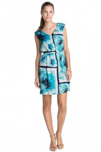 Kleid + Flower-Print