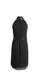 Kleid aus Crinkle-Chiffon
