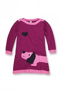 Kleid mit Herz und Hund