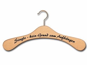 Kleiderbügel aus Holz - Single - kein Gr