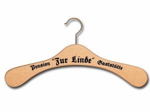 Kleiderbügel aus Holz für Gaststätten un