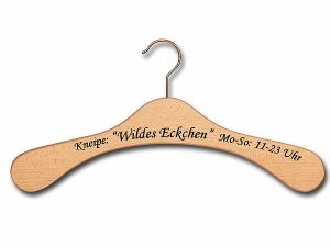 Kleiderbügel aus Holz für Gaststätten un