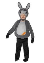 Kleiner Esel Kinder-Kostüm, grau