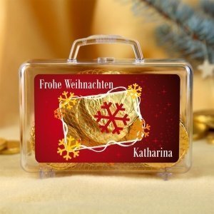 Kleiner Geldkoffer *Frohe Weihnachten* m