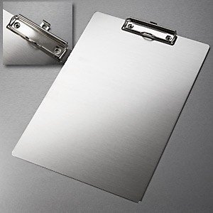 Klemmbrett aus Edelstahl DIN-A4