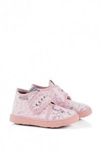 Klettschuh + Glitter-Print
