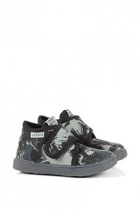 Klettschuh mit lässigem Print