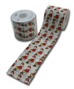 Kloapapier *Weihnachtsmann beim Geschäft