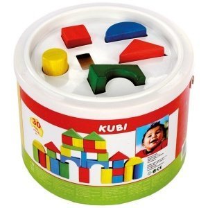 Klötzchen-Trommel von Bino, 30 Stück Hol