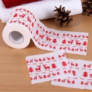 Klopapier mit Weihnachtsmuster