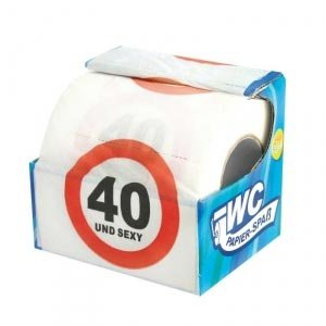 Klopapier im Geschenkkarton *40 und sexy