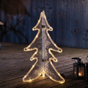 kl. LED-Leucht-Tannenbaum H 63 cm