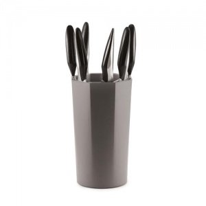 KNIFE POT Messer- & Tool-Halter - grau