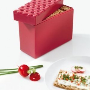 Knäckebrotdose Brod solid himbeer