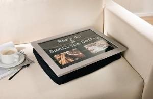 Knie-Tablett mit Kissen