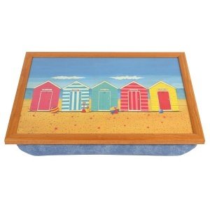 Knietablett (Lap Tray) "Beach Huts"