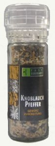 Knoblauch Pfeffer in der Gewürzmühle, 60