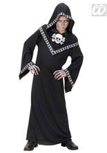 Knochen-Fürst Skullzar Robe mit Haube sc